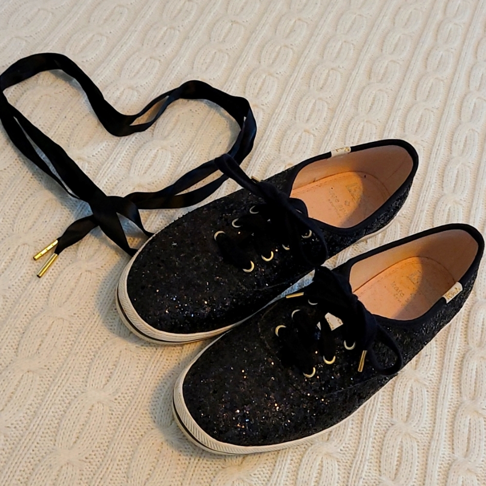 Keds x Kate Spade New York glitter sneakers